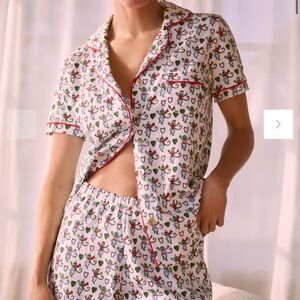 Floral Button-Up Pajama Set